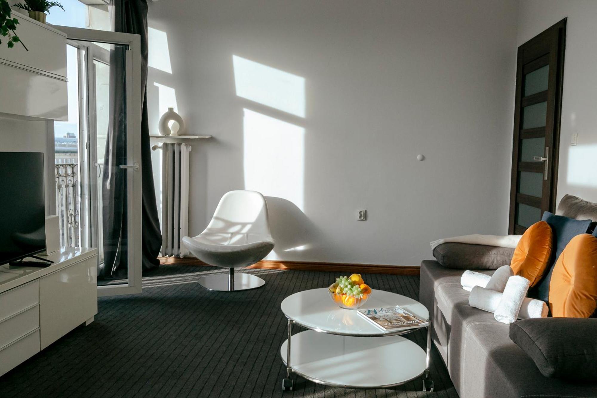 Plac Konstytucji 6 Orange - Apartament Dla 4 Osob - Bezplatny Parking - Free Parking - Piekny Widok Na Panorame Warszawy Warszawa Eksteriør bilde