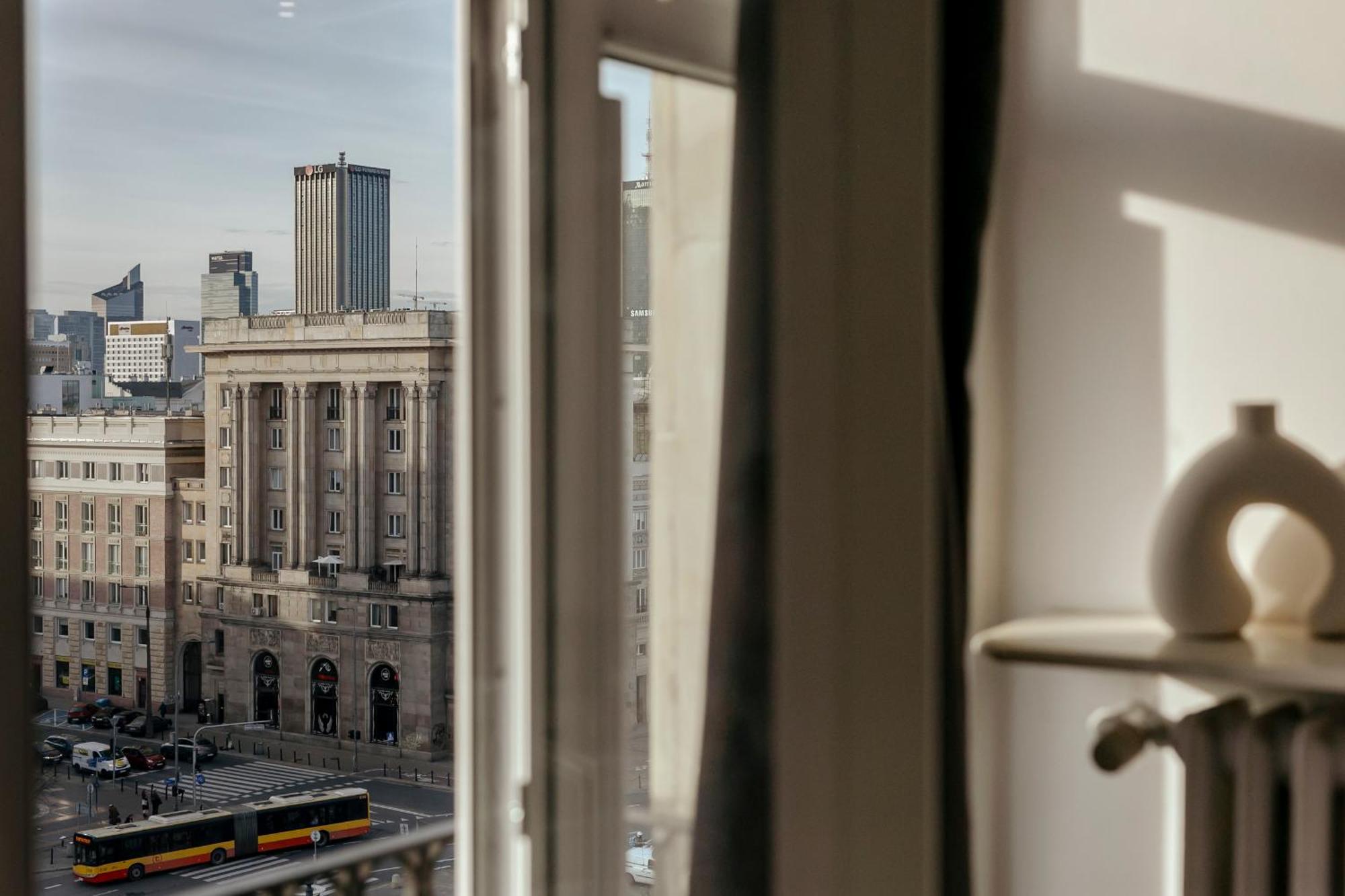 Plac Konstytucji 6 Orange - Apartament Dla 4 Osob - Bezplatny Parking - Free Parking - Piekny Widok Na Panorame Warszawy Warszawa Eksteriør bilde