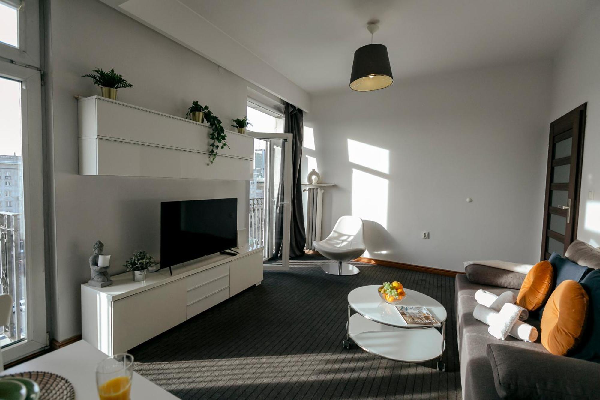 Plac Konstytucji 6 Orange - Apartament Dla 4 Osob - Bezplatny Parking - Free Parking - Piekny Widok Na Panorame Warszawy Warszawa Eksteriør bilde